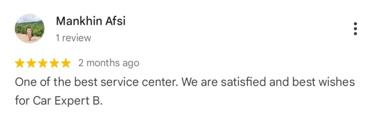 Car expert Customer review-2