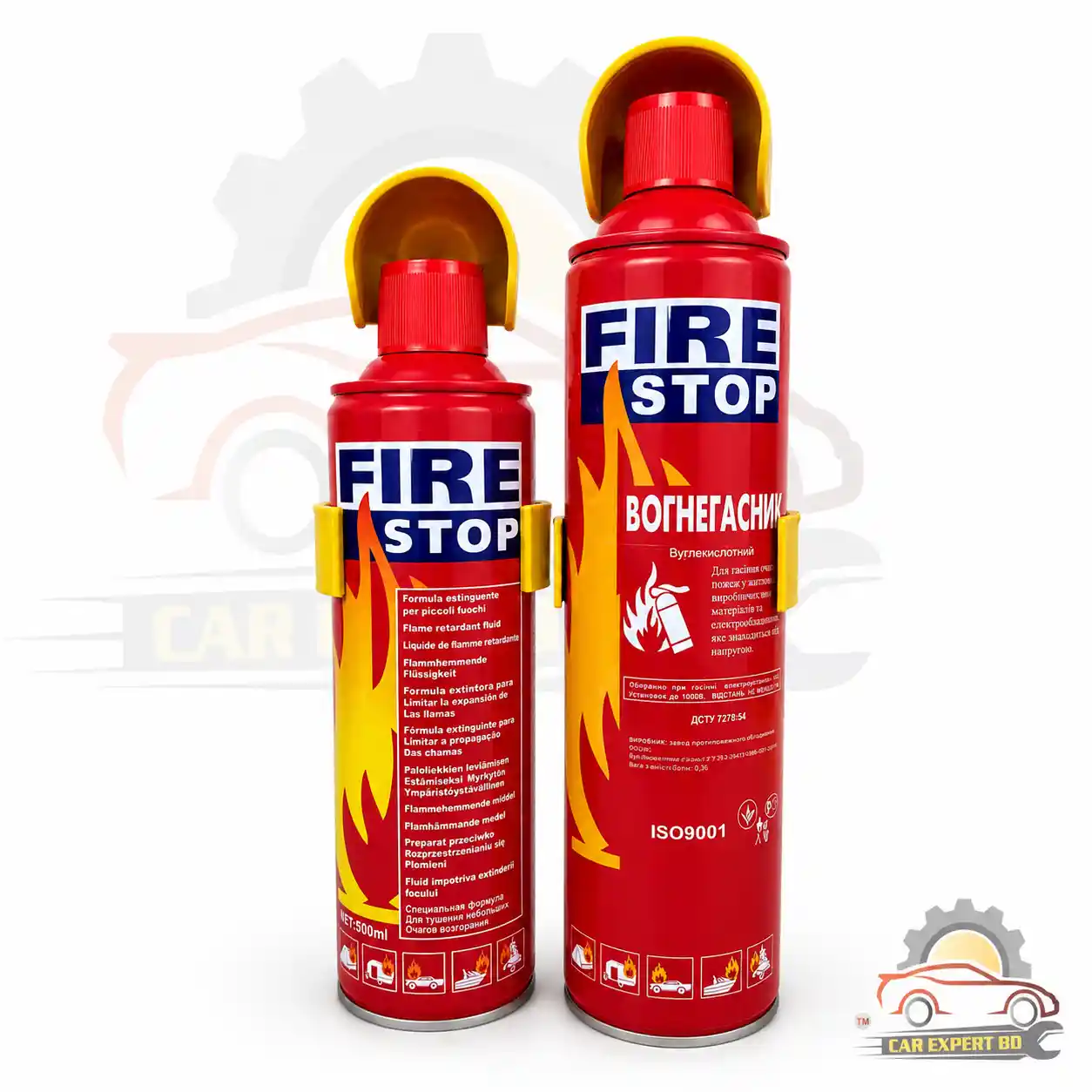 FIRE STOP Multi-Purpose Portable Fire Extinguisher (500ml / 1000ml)